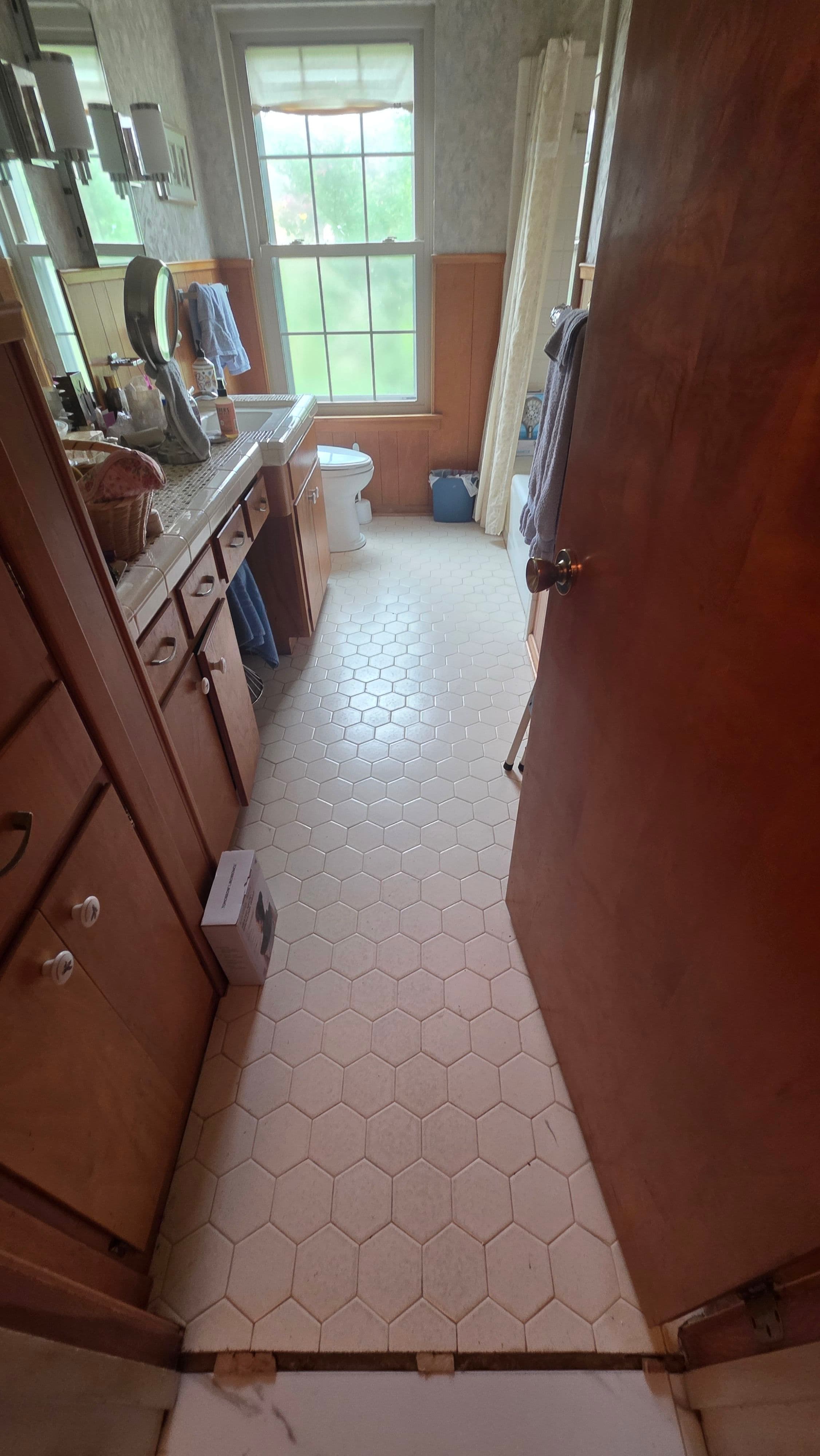 Project 1964 Bathroom Gets a New Tub, Porcelain Tile Surround and Fresh Flooring image