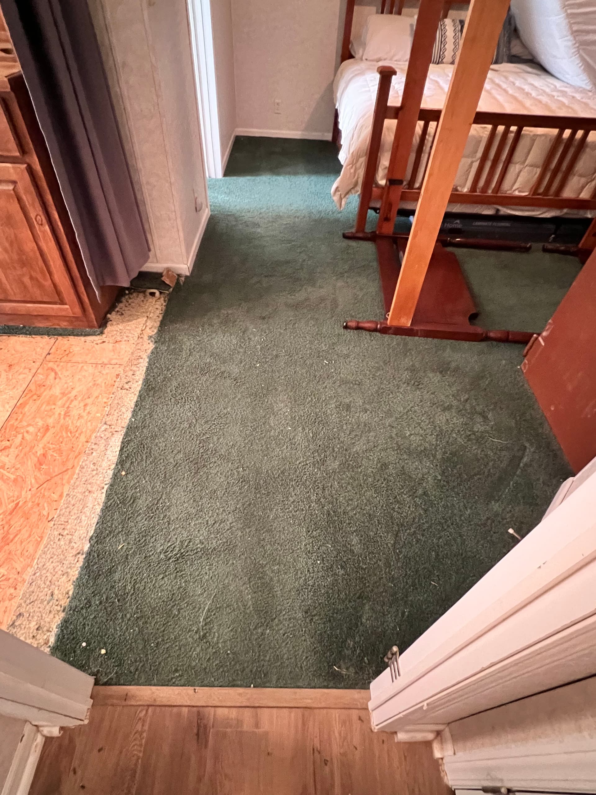 Carpet to Laminate Flooring Plus a Full Kitchen Refresh image