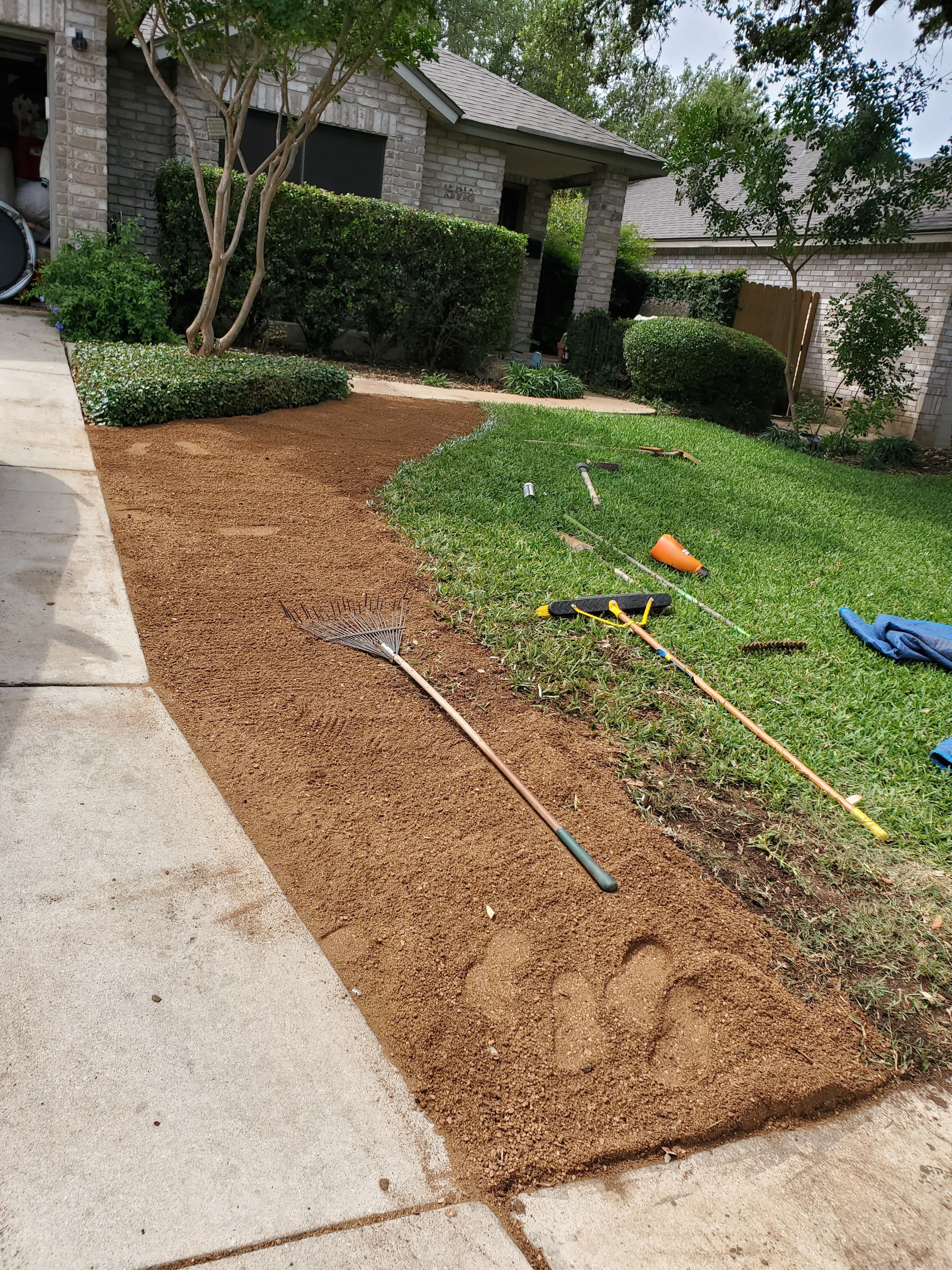 Project Front Yard Stone Pathway Transformation image