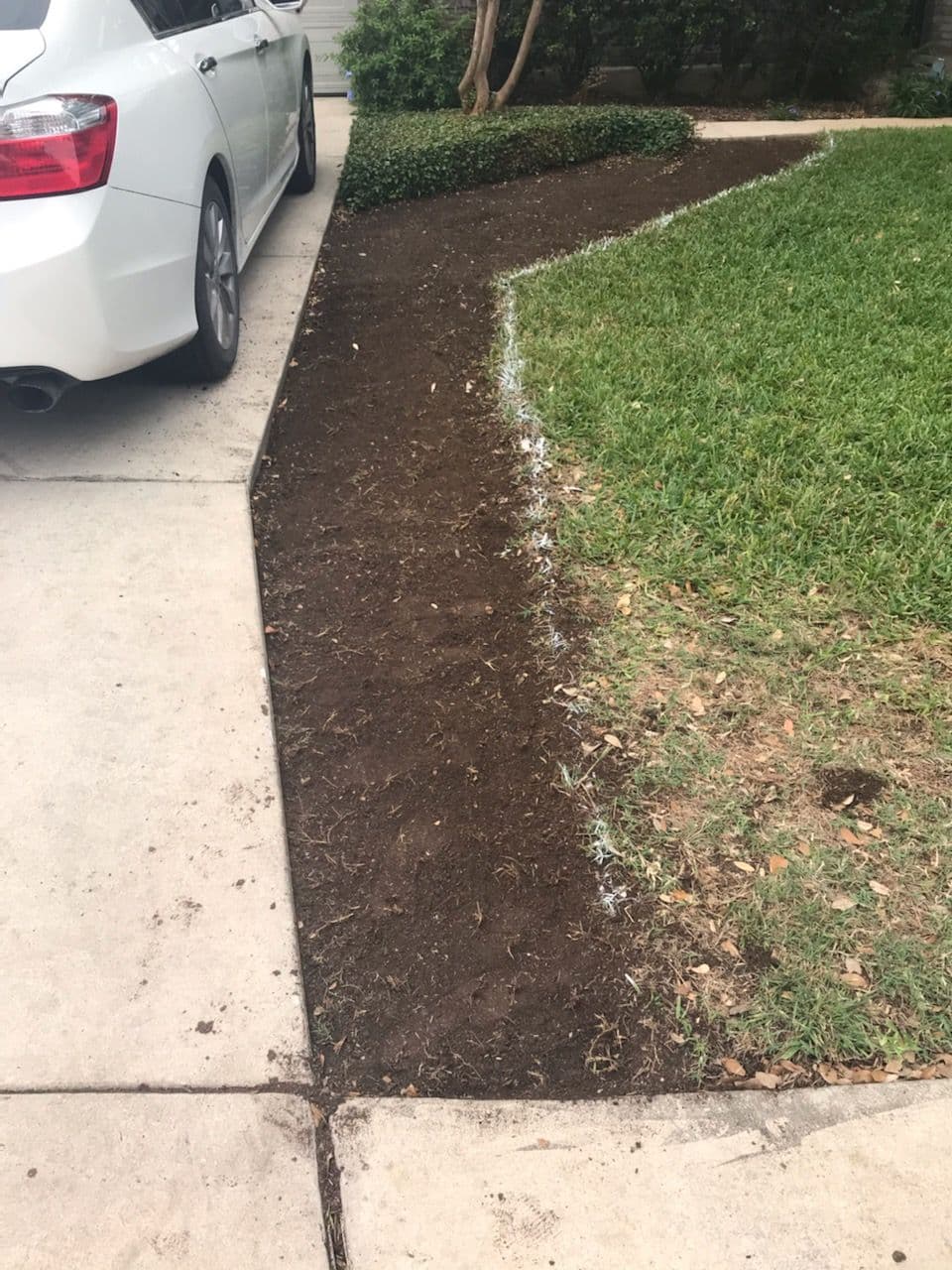 Gallery photos for Front Yard Stone Pathway Transformation: Image #1