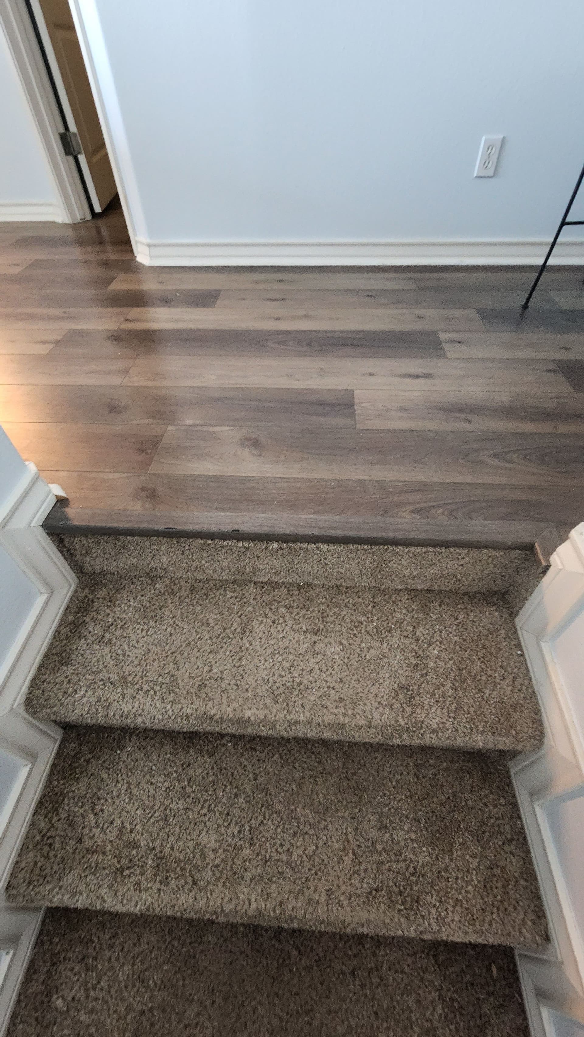 Staircase Transformation with Luxury Vinyl