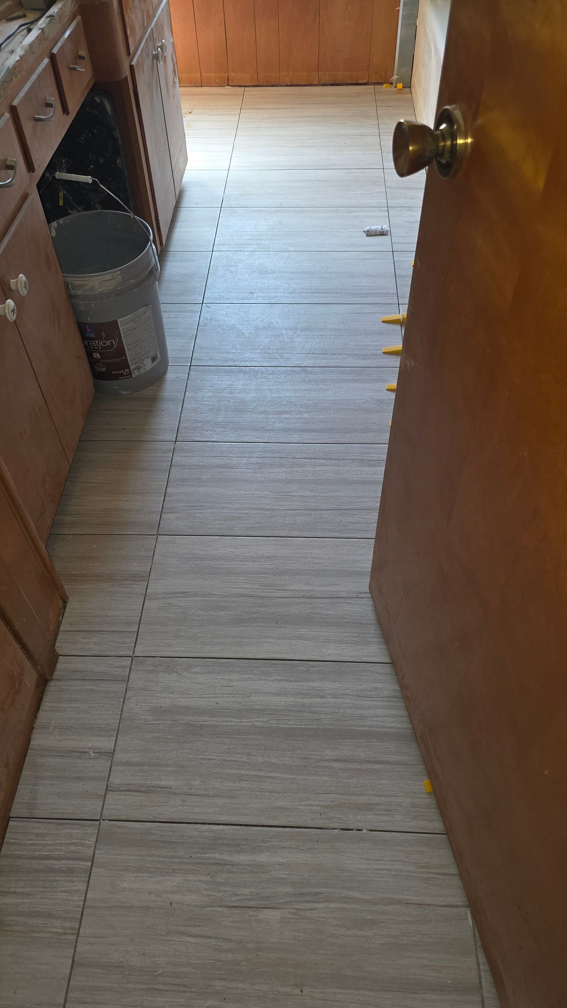 Gallery photos for 1964 Bathroom Gets a New Tub, Porcelain Tile Surround and Fresh Flooring: Image #4