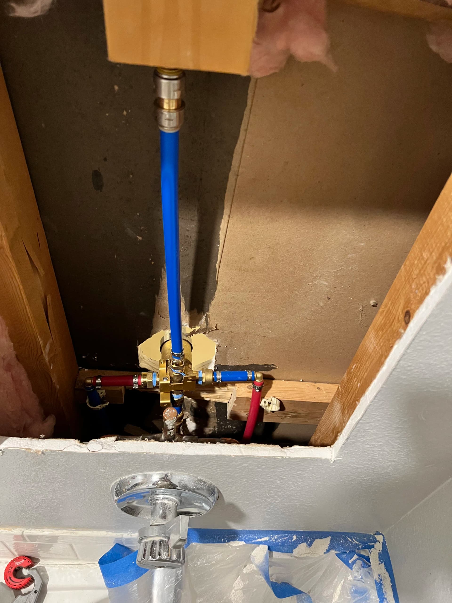 Gallery photos for Tub Valve Swap and Rotten Cabinet Repair Done Right: Image #3