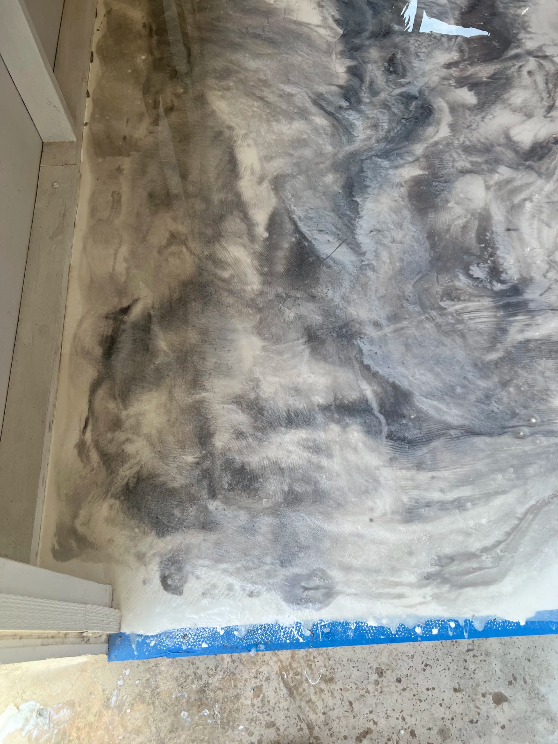 Gallery photos for Metallic Epoxy Floor Upgrade on a Screened-In Porch: Image #3